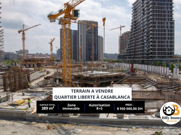 Terrain à vendre Liberté 389m²