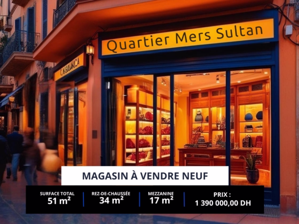 Magasin à vendre Centre Ville