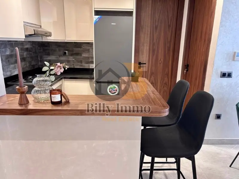Cuisine Studio à louer Val Fleuri 44m